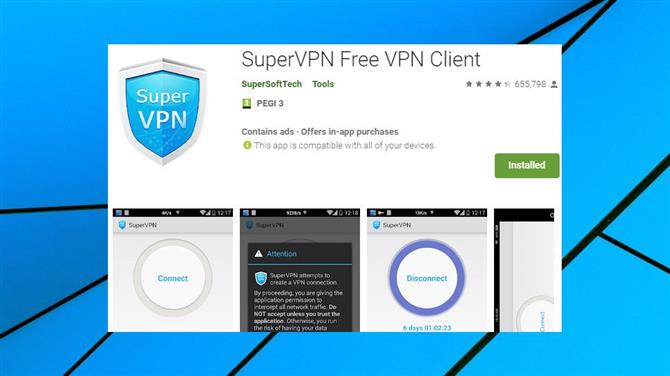 SuperVPN Бесплатный VPN-клиент обзор - Дико полезные советы по выбору  электроники